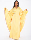 Abaya papillon à nouer ornée cristaux