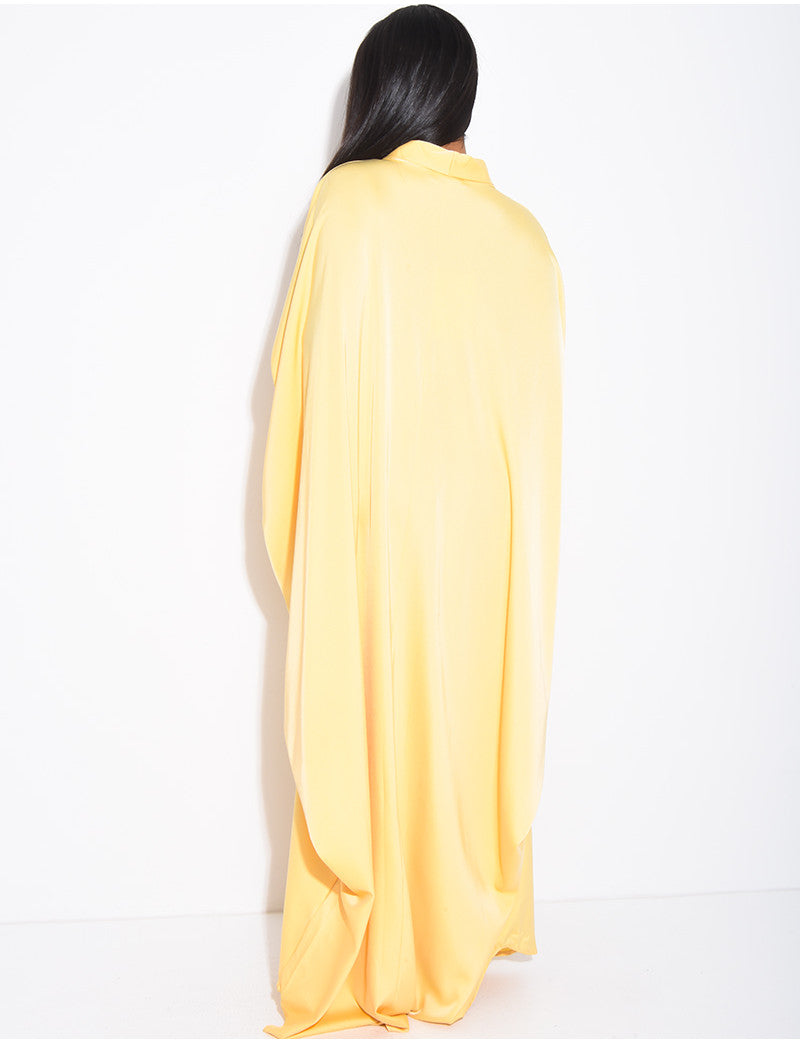Abaya papillon à nouer ornée cristaux
