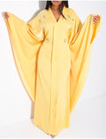 Abaya papillon à nouer ornée cristaux