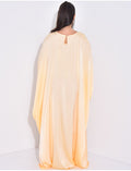 Abaya papillon à strass à nouer à l'intérieur