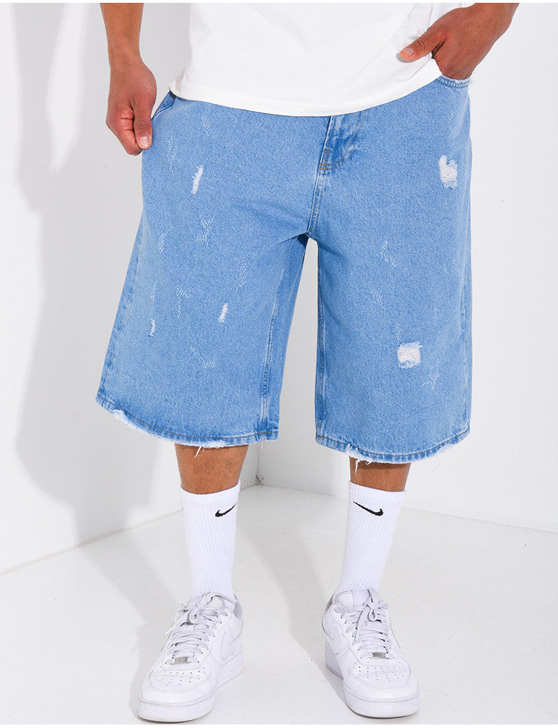 Bermuda destroy en jeans