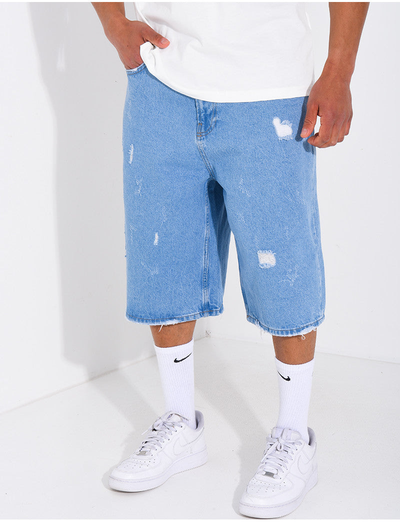 Bermuda destroy en jeans
