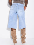 Bermuda en jeans large