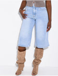 Bermuda en jeans large