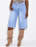 Bermuda en jeans style carpenter
