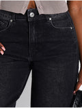 Bermuda large en jeans