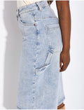 Bermuda en jeans style carpenter