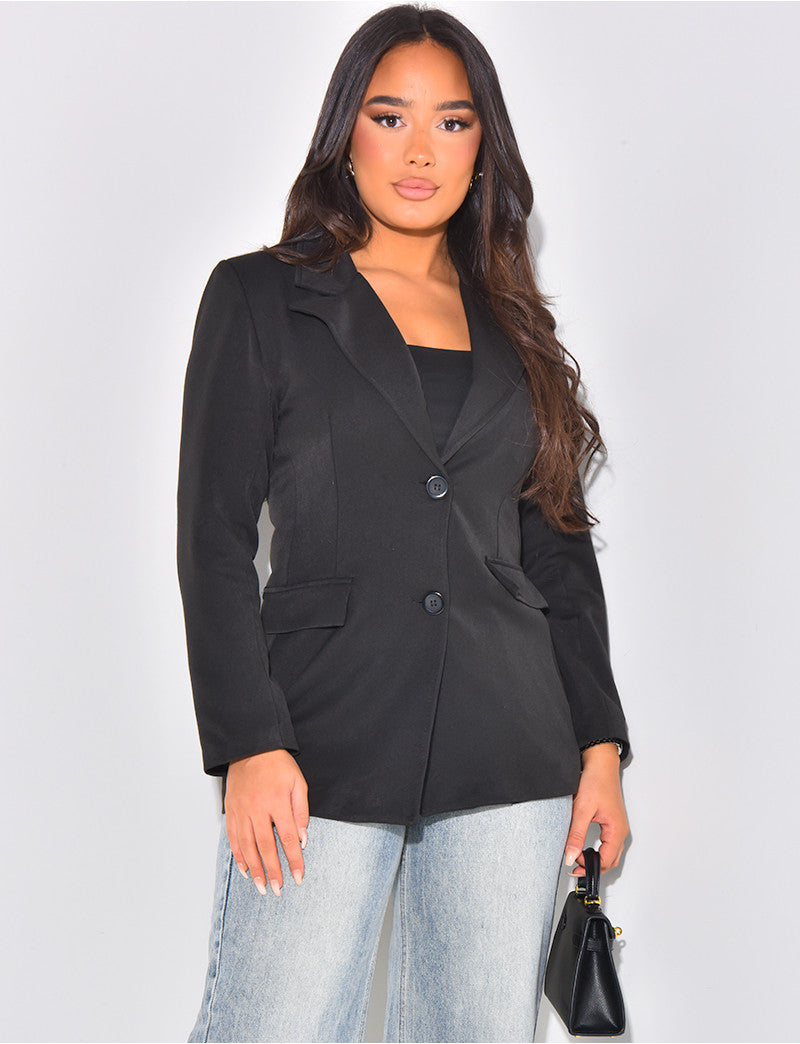 Blazer cintré à la taille