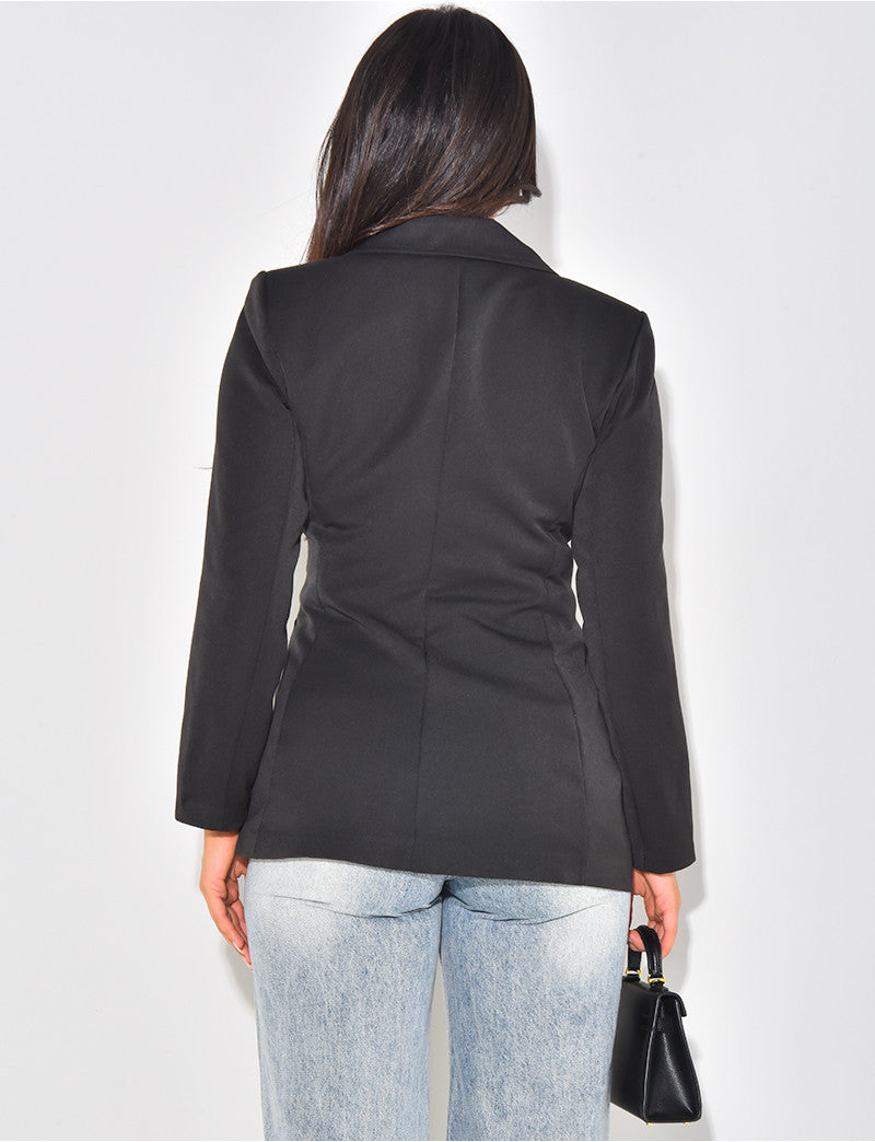 Blazer cintré à la taille