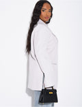 Blazer oversize à fentes