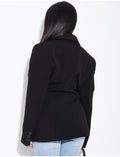 Blazer premium cintré à la taille