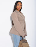 Blazer premium cintré à la taille
