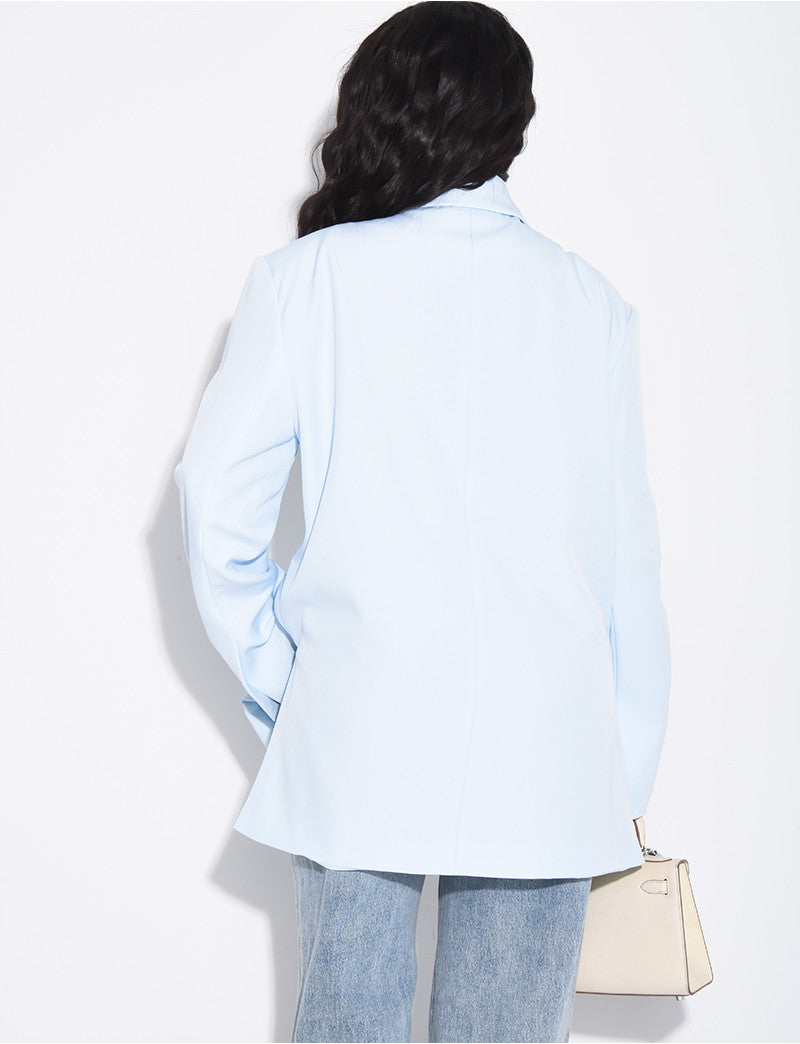 Blazer oversize à fentes