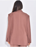 Blazer oversize à fentes