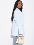 Blazer oversize à fentes