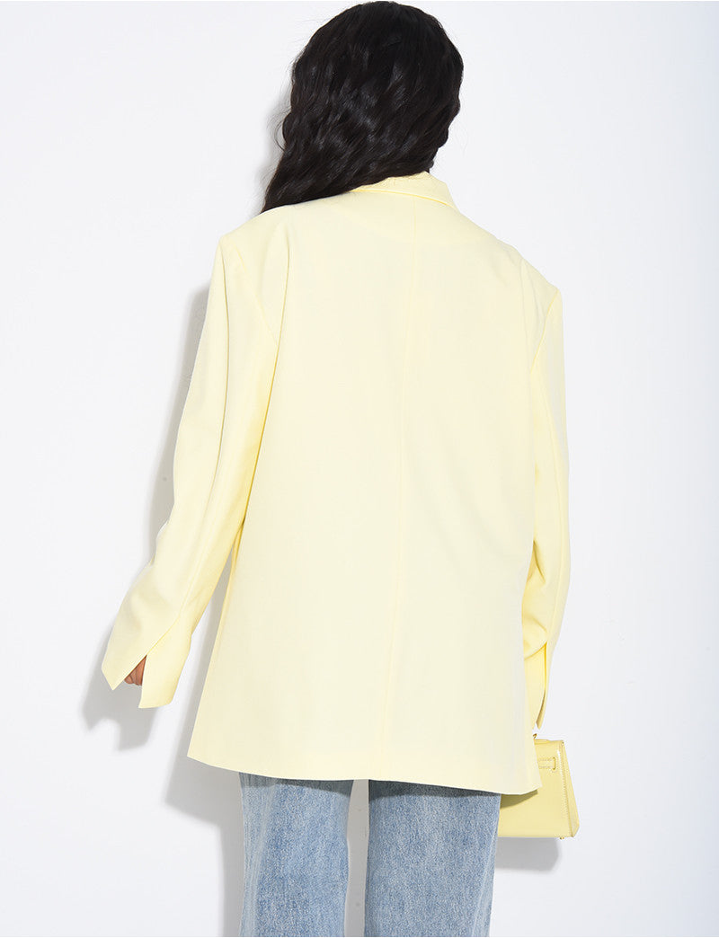 Blazer oversize à fentes