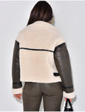 Veste aviateur en peau de mouton
