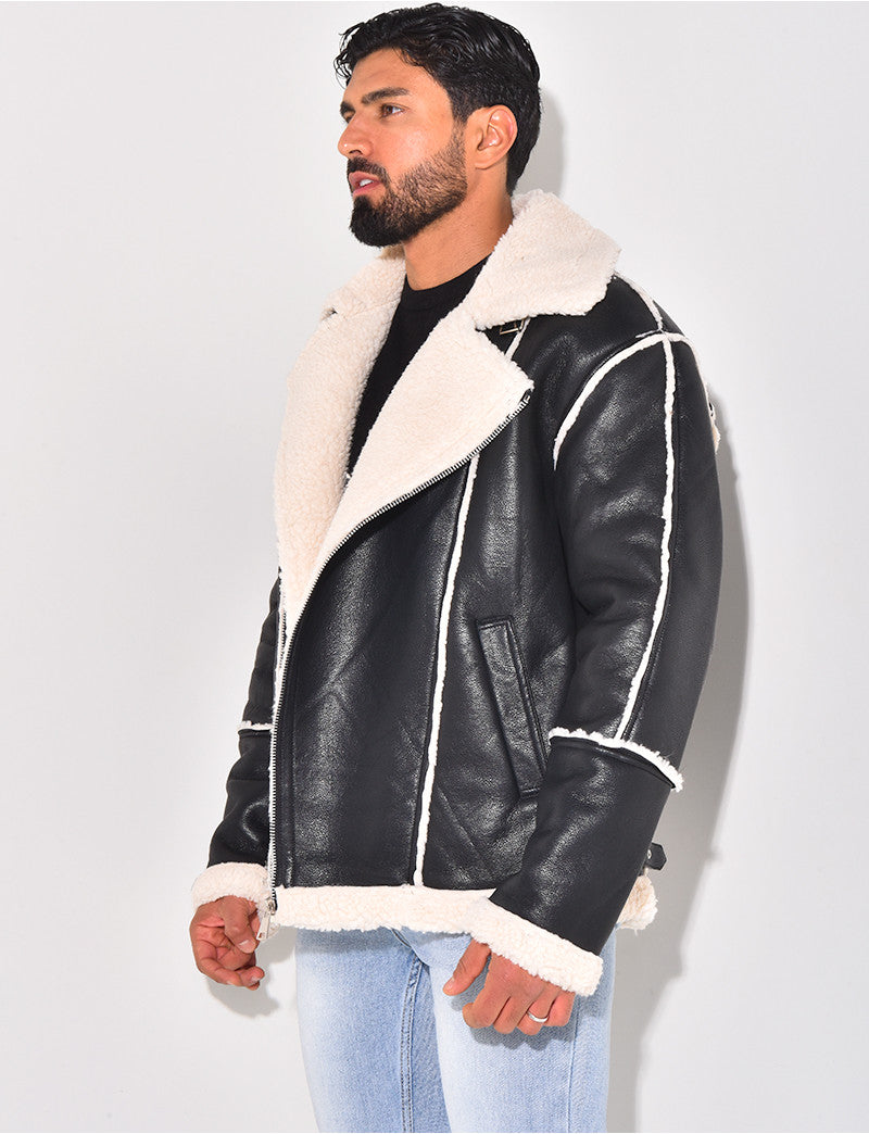 BOMBARDIER HOMME A FOURRURE