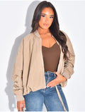 Bombers oversize en tissu imperméable