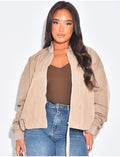 Bombers oversize en tissu imperméable