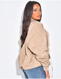 Bombers oversize en tissu imperméable