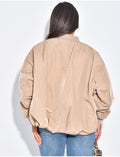 Bombers oversize en tissu imperméable