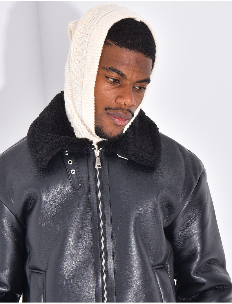 Cagoule en maille