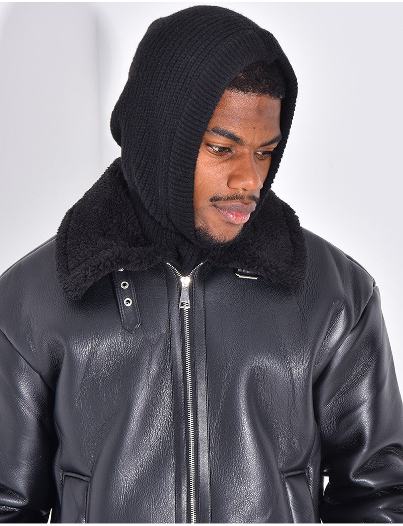 Cagoule en maille