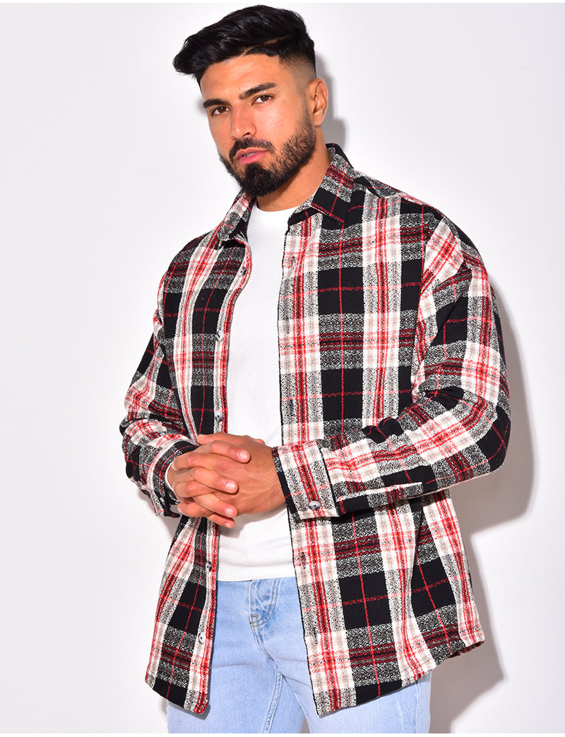 Chemise à carreaux