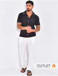 Chemise à coutures contrastantes