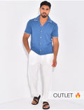 Chemise à coutures contrastantes