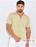 Chemise à coutures contrastantes