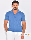 Chemise à coutures contrastantes