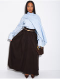 Chemise en coton à cape