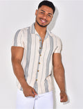 Chemise à rayures