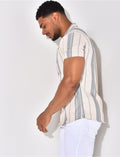 Chemise à rayures