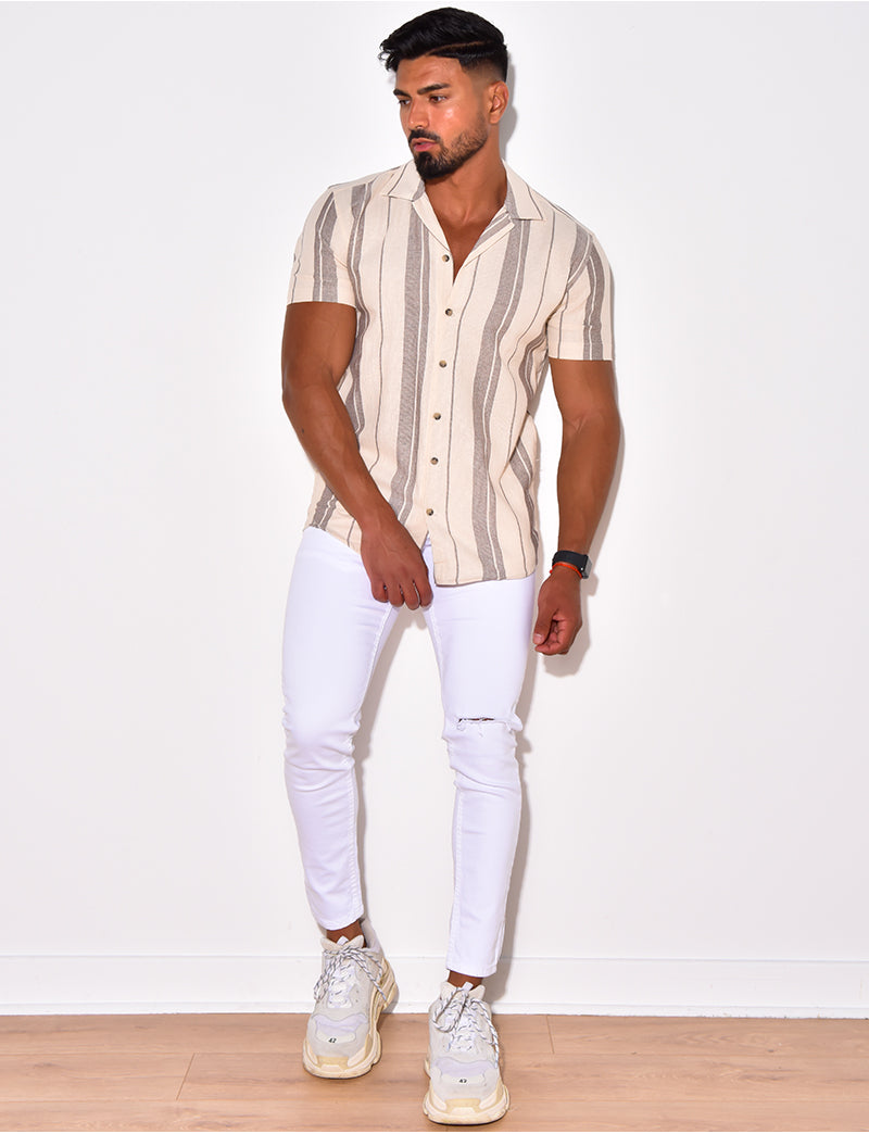 Chemise à rayures