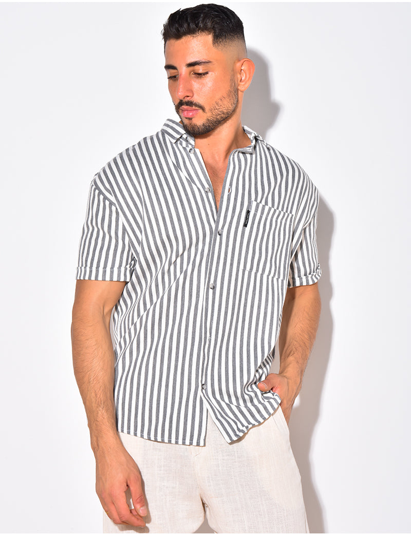 Chemise à rayures