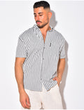 Chemise à rayures