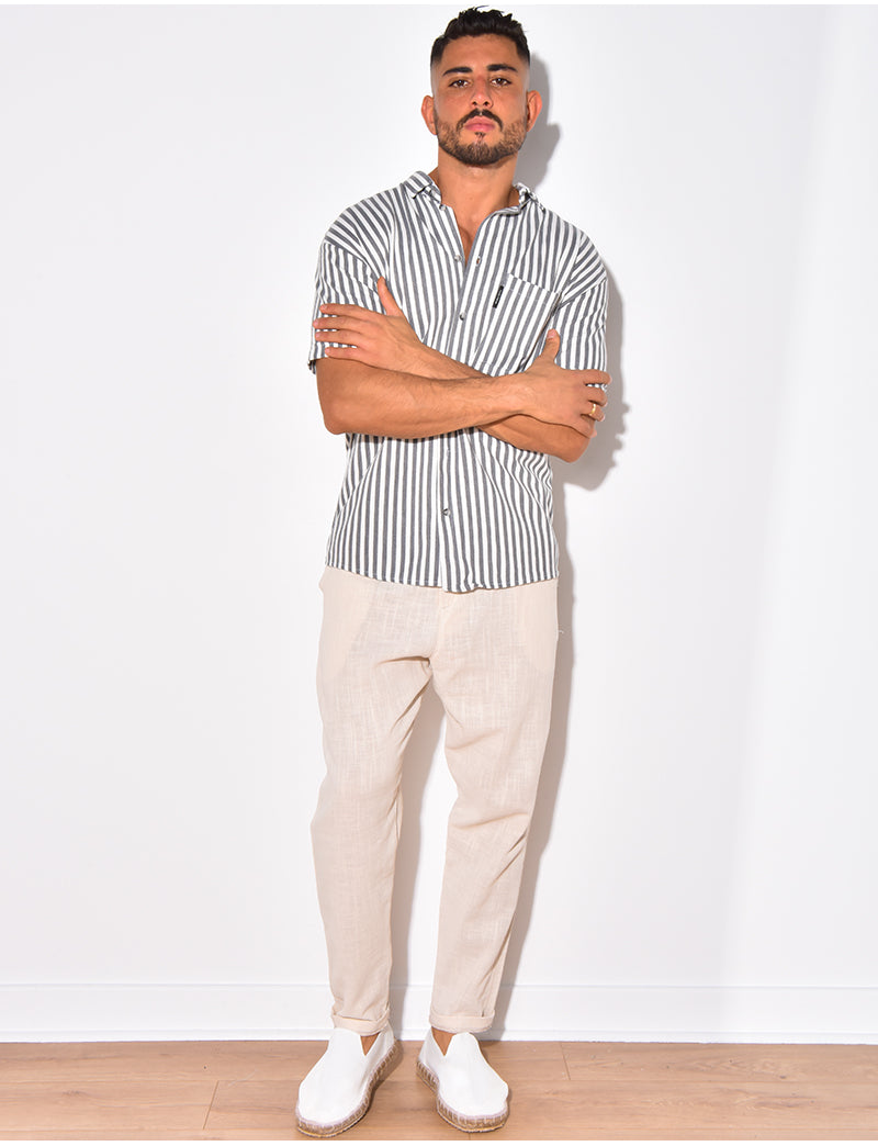 Chemise à rayures