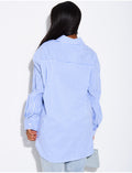 Chemise oversize à rayures