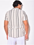 Chemise à rayures