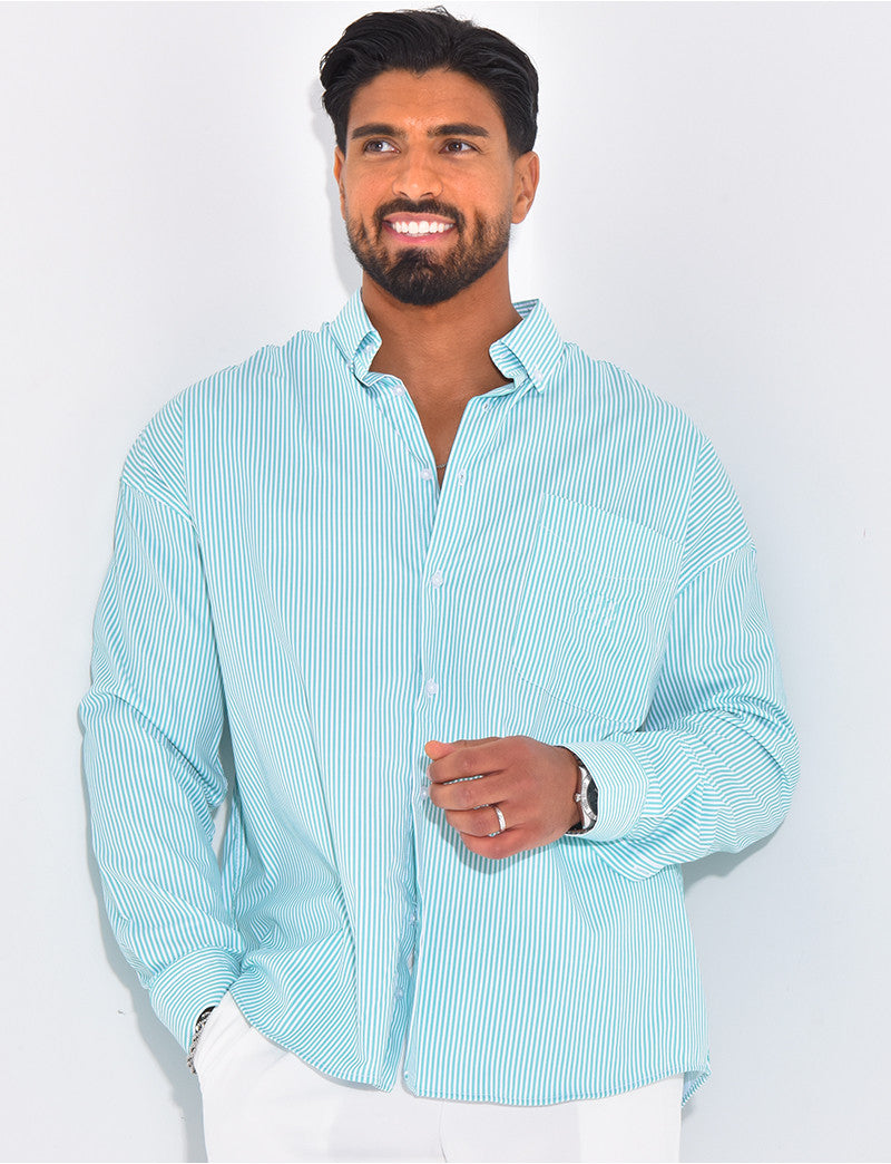 Chemise à rayures