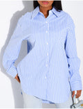 Chemise oversize à rayures