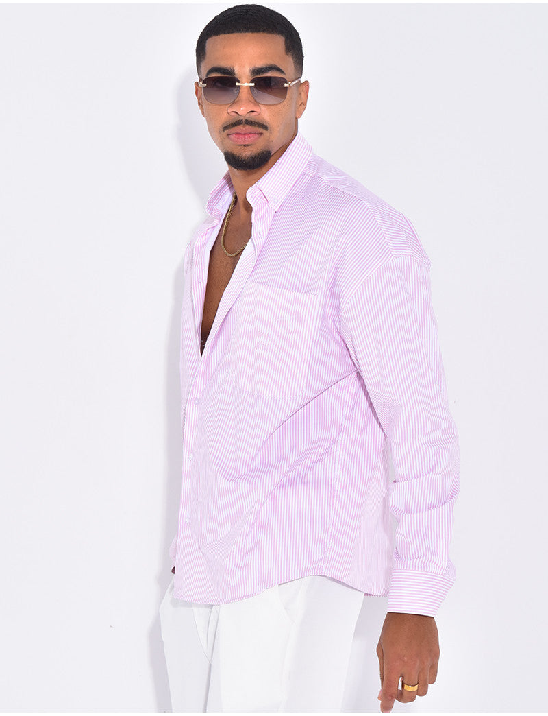 Chemise à rayures