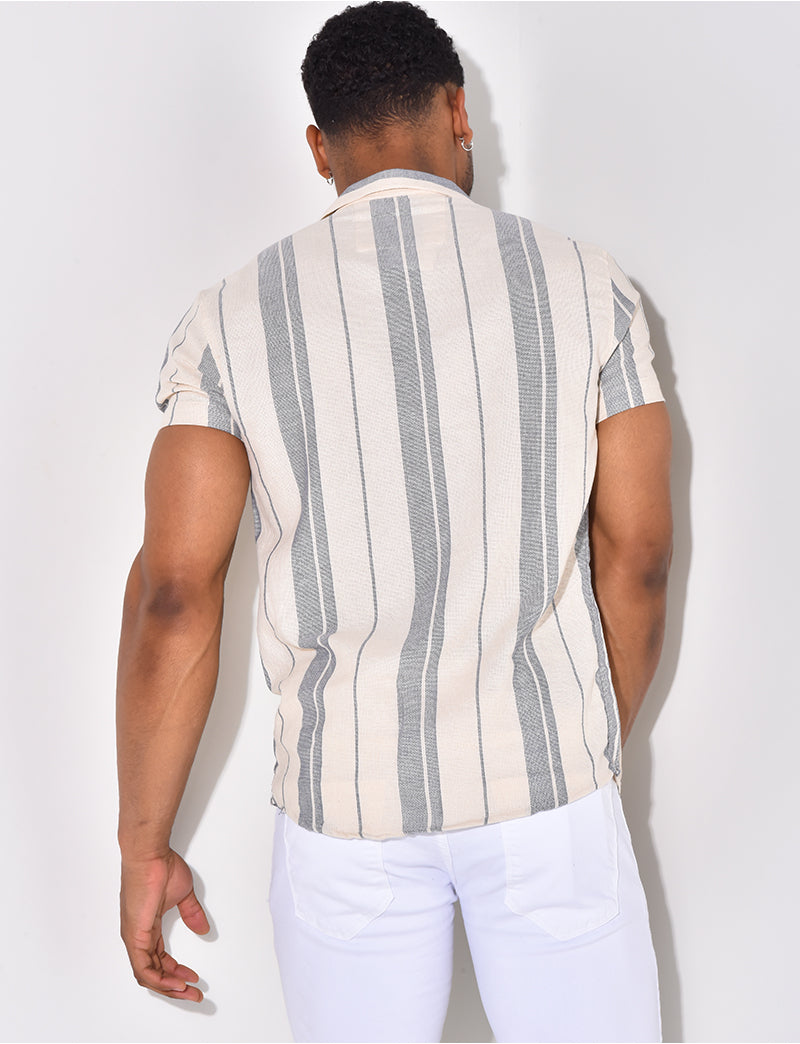 Chemise à rayures