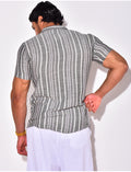 Chemise à rayures