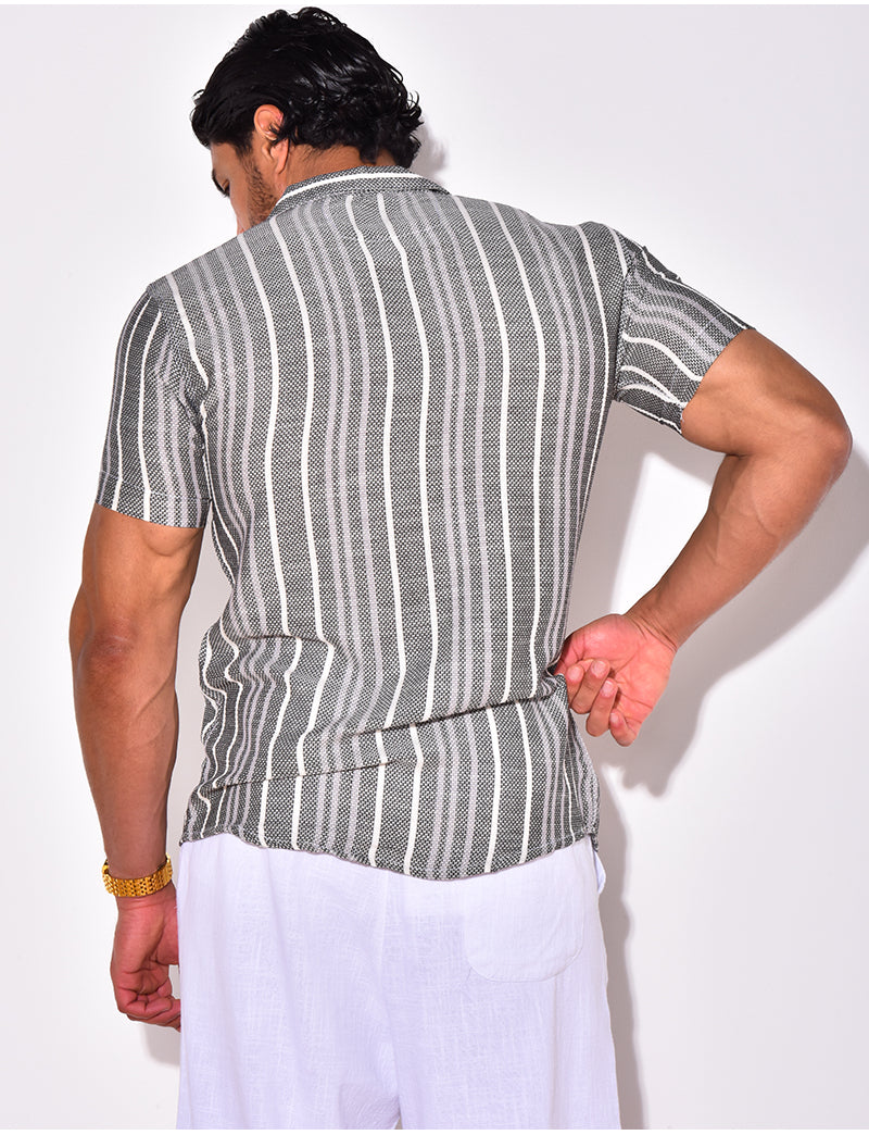 Chemise à rayures