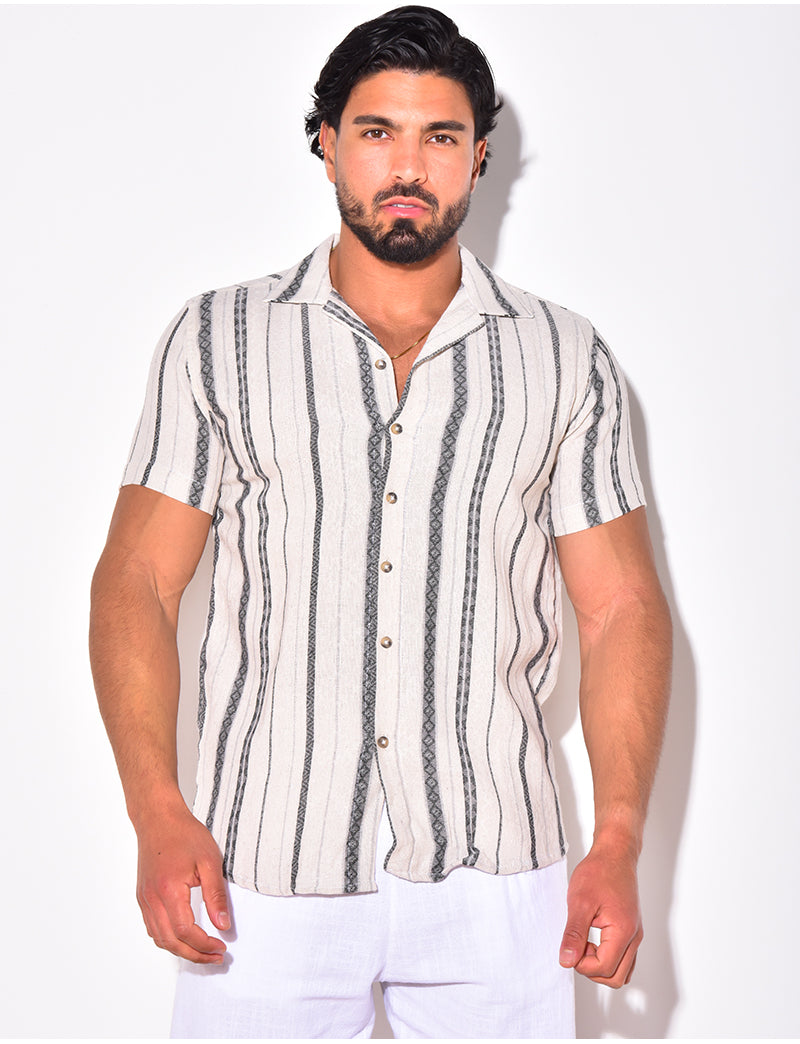 Chemise à rayures
