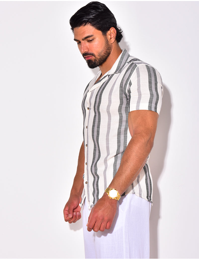 Chemise à rayures